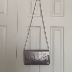 Beautiful silver clutch